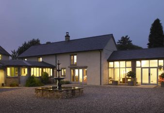 The outside of The Lodge