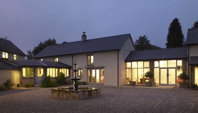 The outside of The Lodge
