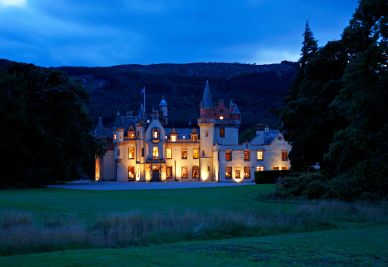 Castle at night