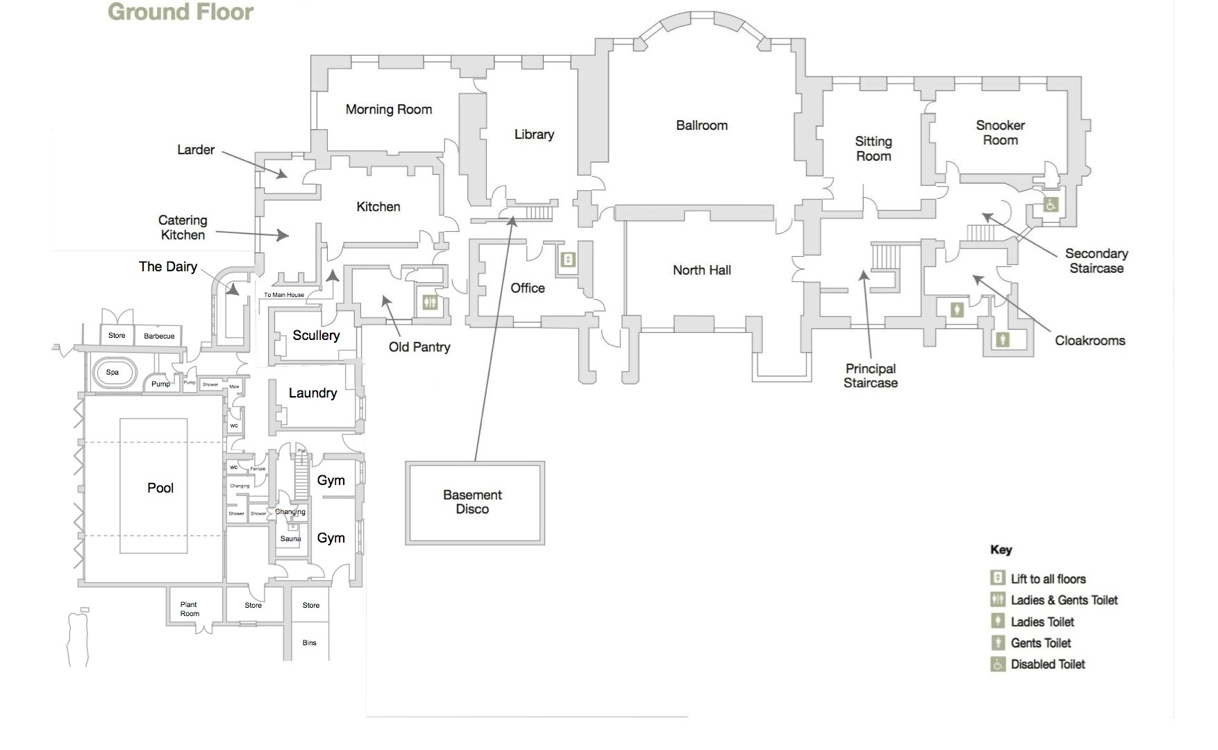 Montgomery Court , Somerset | Floor Plan | Luxury House Rental